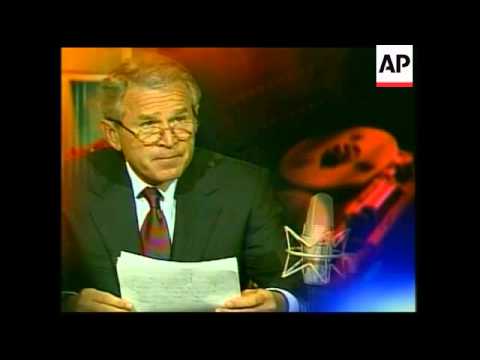 President Bush weekly radio address