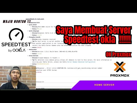 Here's how to create an okla speedtest server!!! Install the okla speedtest server on proxmox
