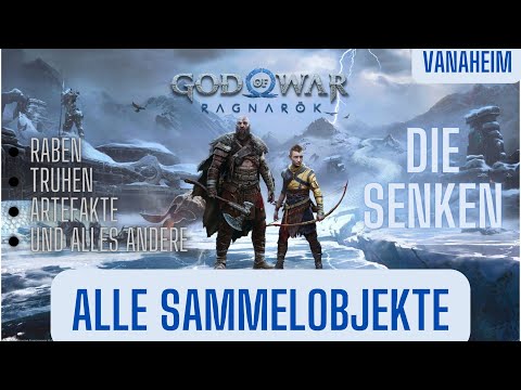 God of War Ragnarök - DIE SENKEN Alle Sammelobjekte finden (Raben-Truhen-Artefakte)