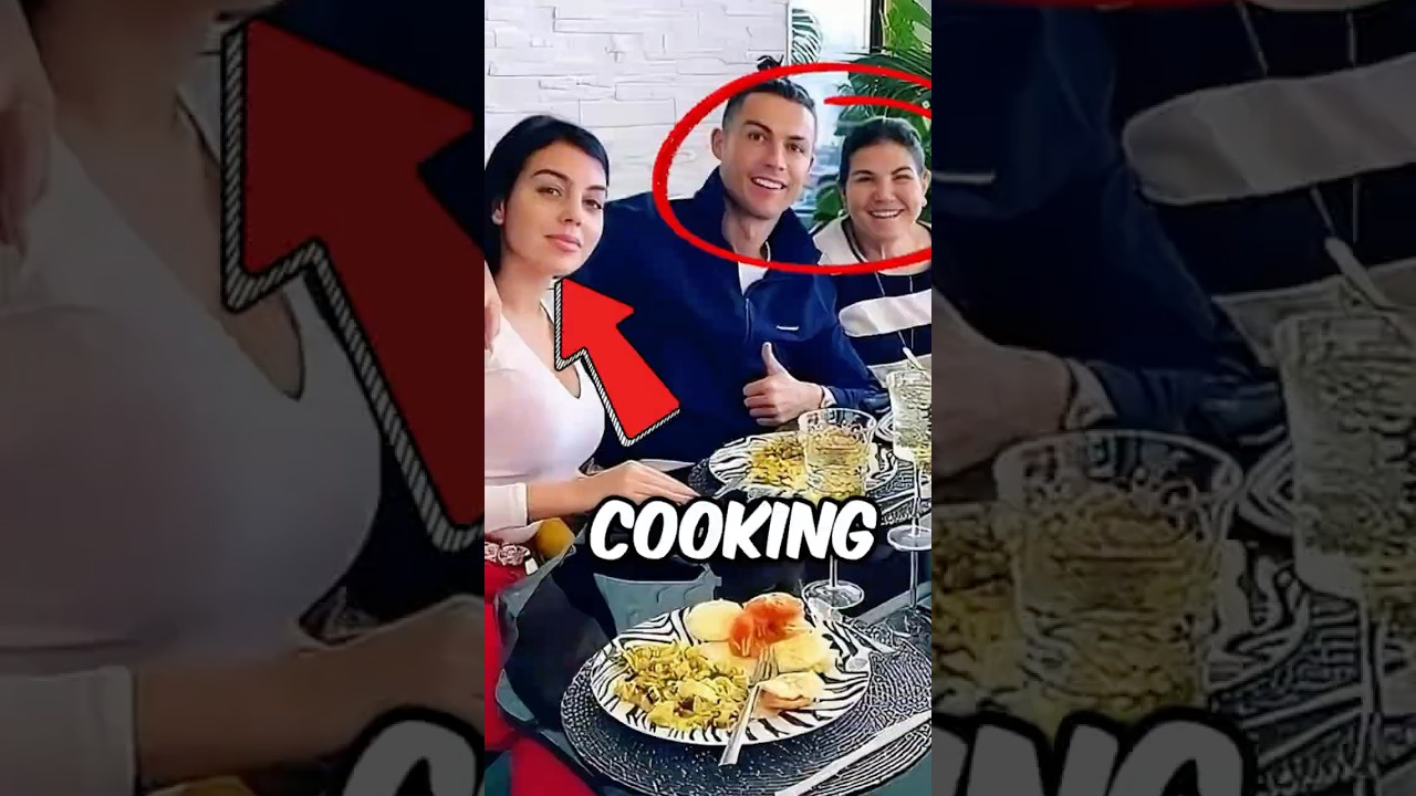 Ronaldo Love for Mom’s Cooking Shocks Georgina ❤️🍽️ #ronaldo #shorts