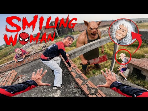 ESCAPING SMILING WOMAN 68.0 | Parkour Pov Horror Film| By B2F Viet Nam