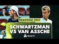 Diego Schwartzman vs Luca Van Assche ROLLERCOASTER Match | Shanghai 2023 Highlights