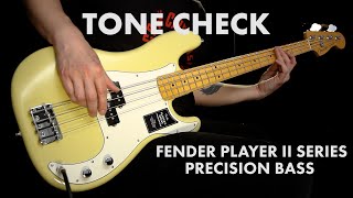 Video thumbnail for TONE CHECK: Fender Player II Precision Bass Demo | Cream City Music by Cream City Music