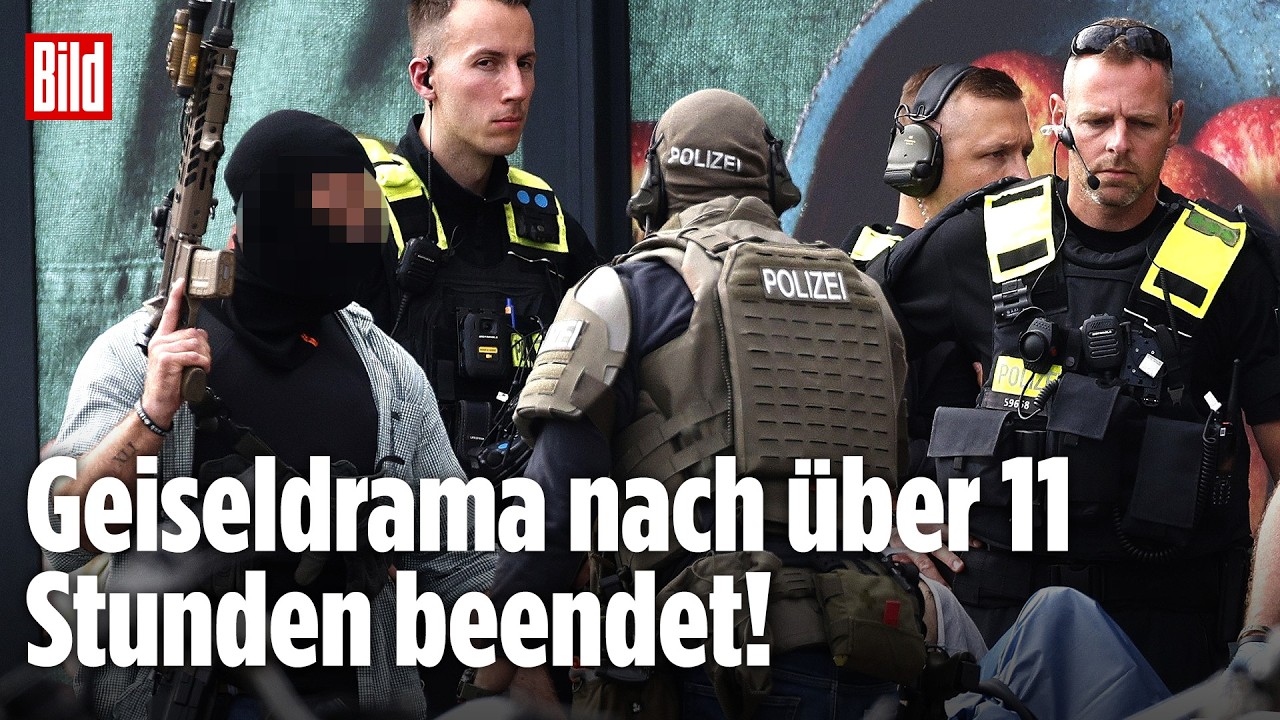 Geiseldrama in Berlin-Marienfelde beendet: Polizei gelingt Zugriff mit Taser!