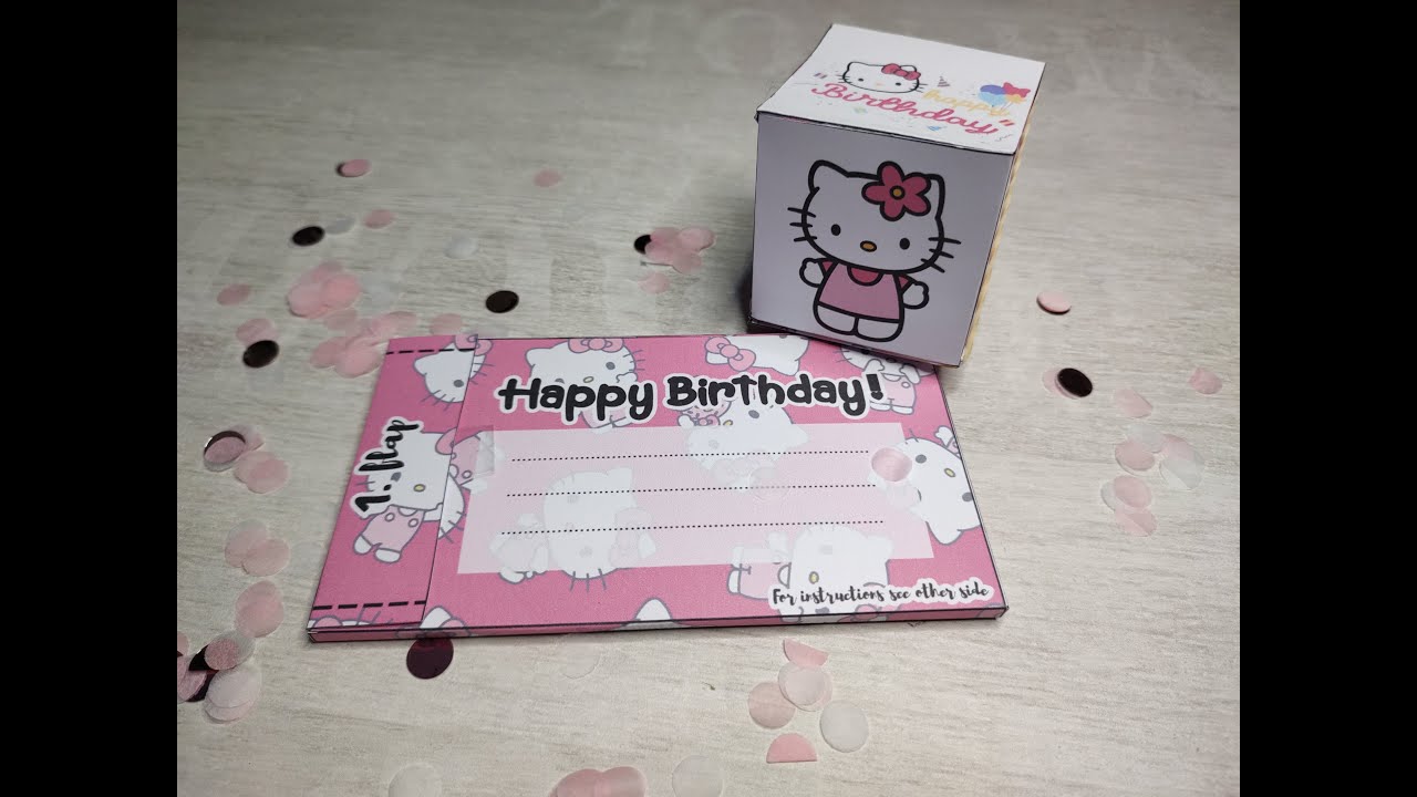 Bombfetti exploding confetti card how to.