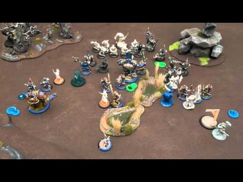 Cygnar Stryker 2 Vs. Cryx Goreshade 2 50 points Warmachine Battle Report