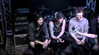 Asking Alexandria Interview at Peavey Hollywood