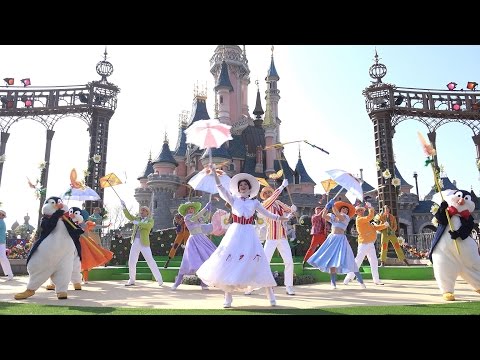 4K Welcome to Spring 2015 Disneyland Paris Mary Poppins