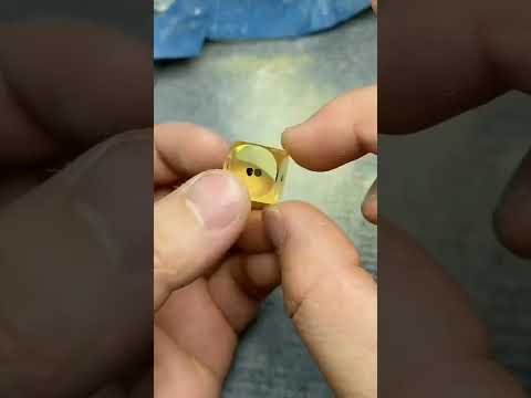 making ludo game dice with stone