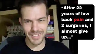 Retired Teacher: Pain-Free After 20 Years