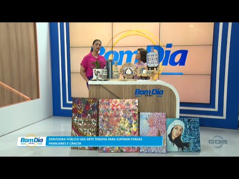 Servidora pública usa arte terapia para superar perdas familiares e câncer 22 02 2023