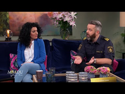 Polisen: Det här får du göra för att stoppa en brottsling - Malou Efter tio (TV4)