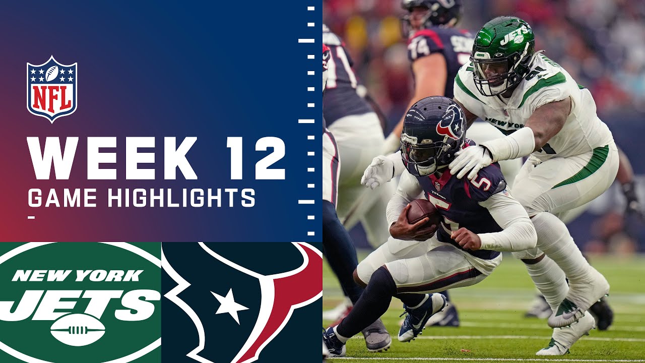 Jets vs. Texans Week 12 Highlights | NFL 2021