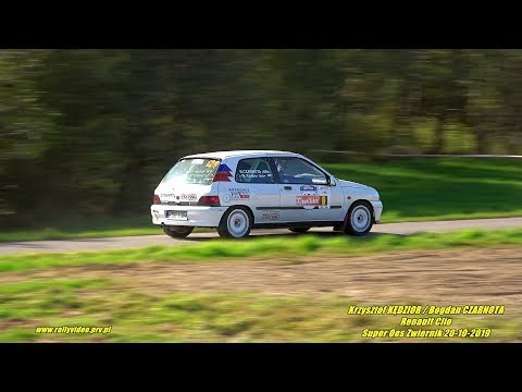 Krzysztof KĘDZIOR / Bogdan CZARNOTA - Renault Clio - Super Oes Zwiernik 20-10-2019
