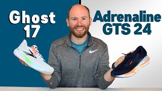 Brooks Ghost 17 vs Adrenaline GTS 24 by a Foot Specialist