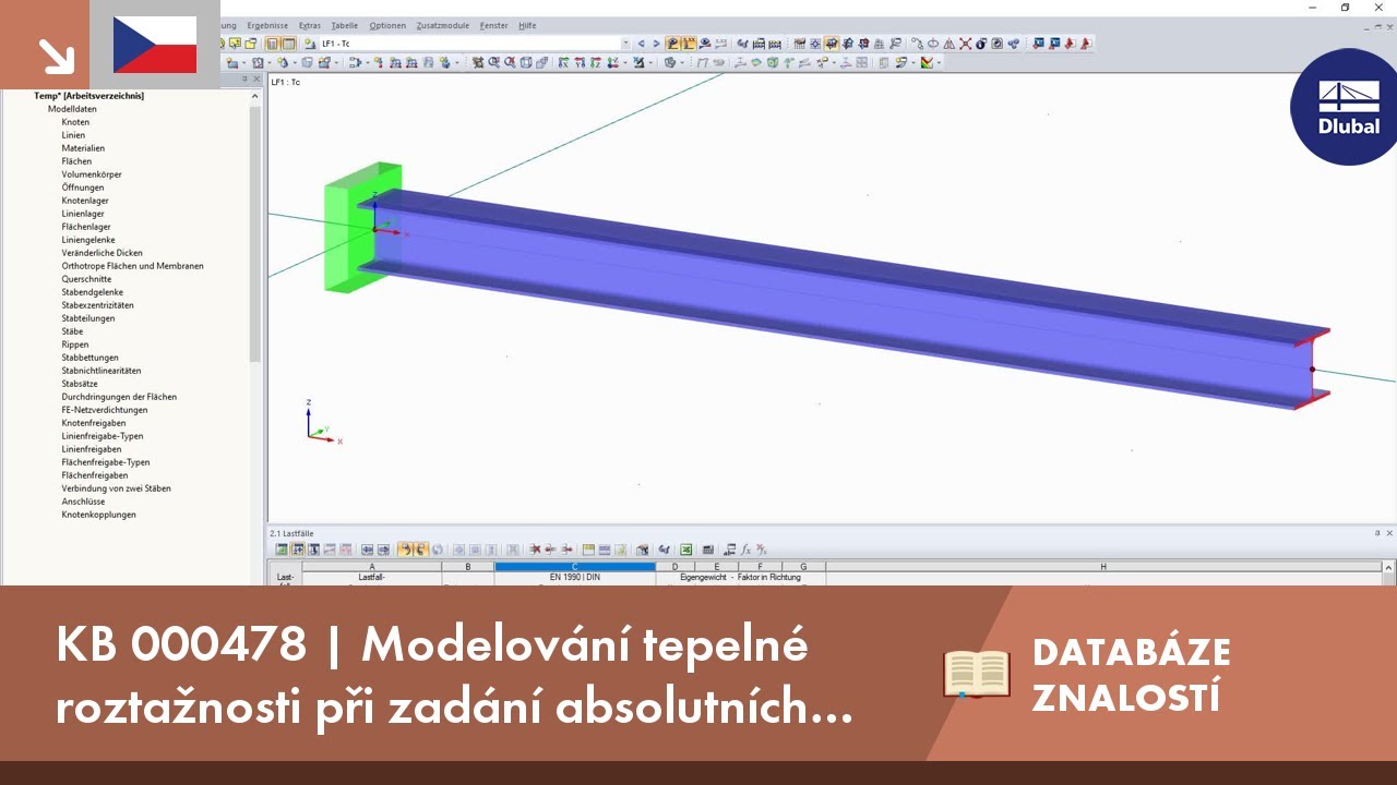 KB 000478 | Modelování tepelné roztažnosti při zadání absolutních teplot