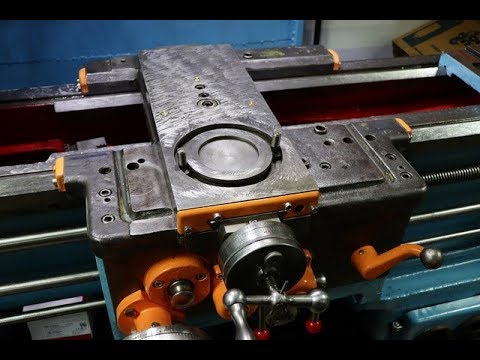 1А616 Установка суппорта, поперечной подачи и передних прижимных планок