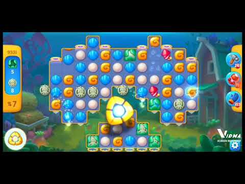 Fishdom. 9331 level no boosters and diamonds. 15 moves
