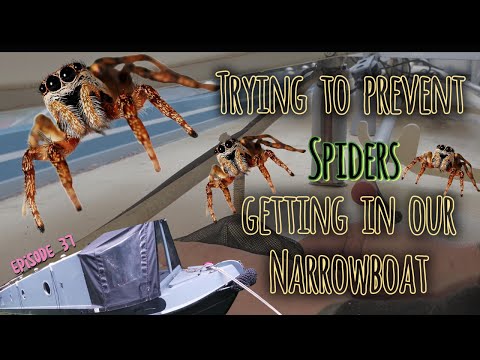 Preventing Spiders getting in our Narrowboat - Episode 37