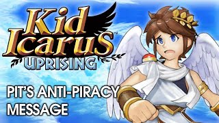 Kid Icarus: Uprising - Pits Anti-Piracy Message (F