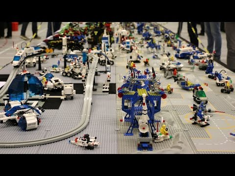 All LEGO Classic Space Sets on Display - 20 Years!
