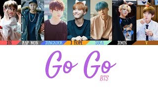 BTS (방탄소년단) - Go Go (고민보다 Go) Lyrics [Color Coded Lyrics](Han/Rom/Eng)(Official Audio)