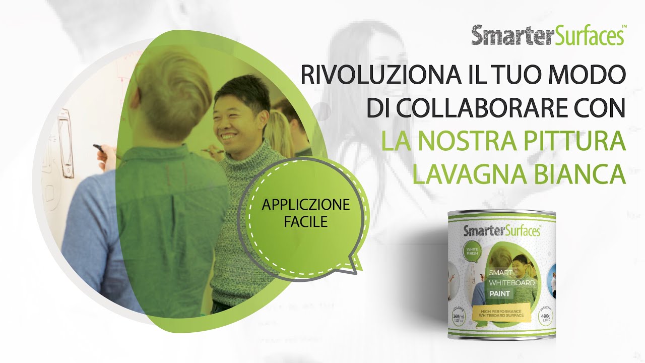 Pittura murale lavagna | Vernice cancellabile a secco fai da te