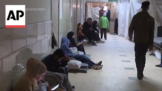 Dozens live in packed corridors of European hospital in Khan Younis