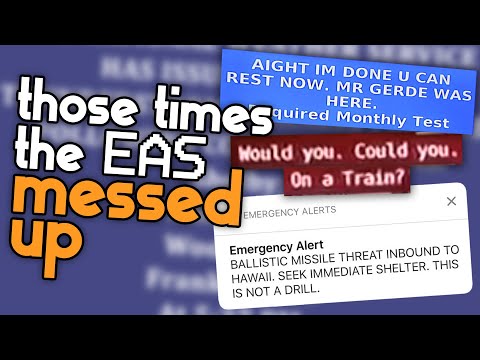 those times the EAS messed up