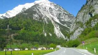Austria Travel: The Salzkammergut - Driving past Grimming