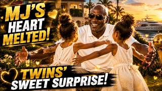 Michael Jordan’s Twins Did Something Yesterday That Melted His Heart