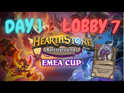 EMEA BATTLEGROUNDS CUP. DAY 1. LOBBY 7.