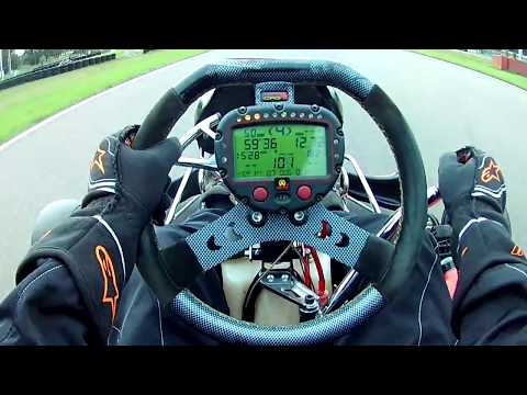 First time driving a shifter kart (CRG KZ10 KZ2) - Outdoor Karting Genk (BE) - Stint#2
