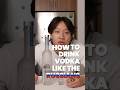 How To Drink Vodka Like The Russians #vodka #cocktails #bartender #bartending #mixology