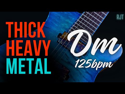 Thick Heavy Metal Hard Rock Guitar Backing Track In D Minor