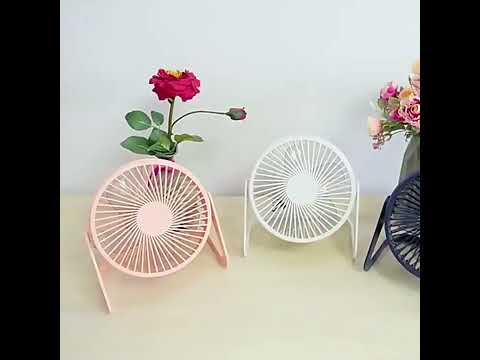 Ventilatore elettrico mini USB da tavolo (blu scuro)