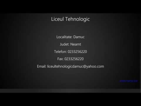 Liceul Tehnologic Damuc