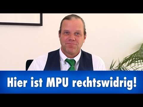 Anordnung zur MPU für Ersttäter unter 1,6 Promille ist rechtswidrig!
