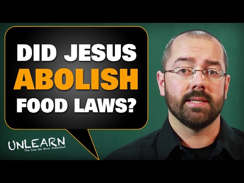 Did Jesus declare all food clean, and abolish the food laws?