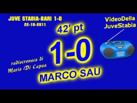 Juve Stabia-Bari 1-0 - il gol alla radio [22-10-2011]