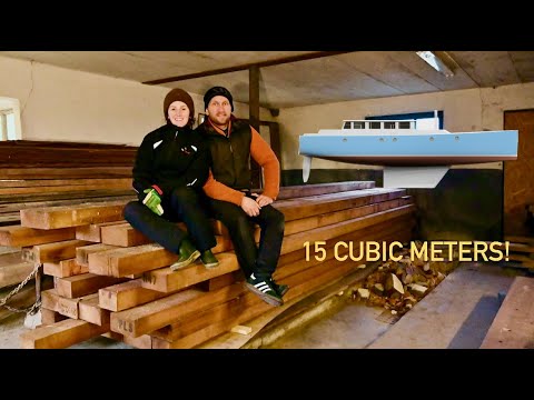 We didn’t expect this! Getting timber for the boat build - Ep. 332 RAN Sailing