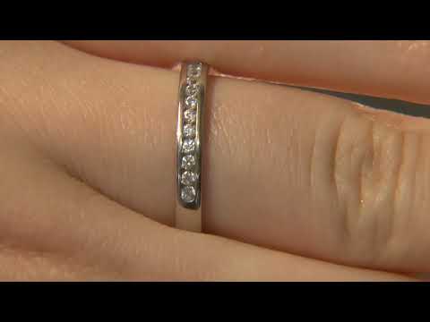 WR2089 0.25 Carat Channel Set Ladies Diamond Wedding Ring