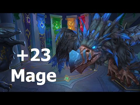 Akademie +23 | WoW Dragonflight M+ Dungeon Commentary - Feuer Magier