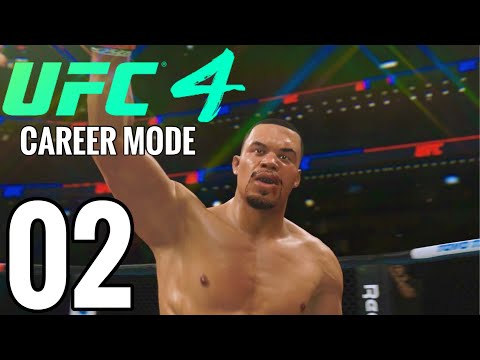 UFC 4 Bantamweight Career Mode Walkthrough Part 2 - THE BIG LEAGUES!