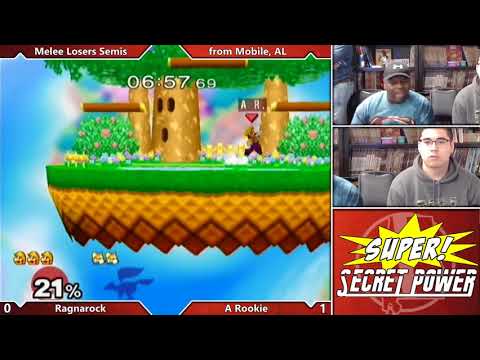 Super Secret Power: Melee Singles LS - A Rookie (Mario) vs. Ragnarock (Fox)