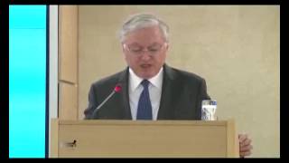 Արտգործնախարար Էդվարդ Նալբանդյանը ելույթ ունեցավ ՄԱԿ-ի Մարդու իրավունքների խորհրդի նստաշրջանին 