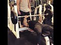 225 for 40 reps!! Bw 156!! HEATH EVANS CHALLENGE!!!