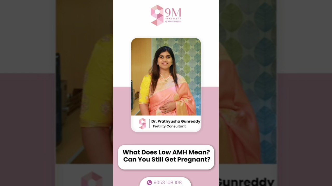 What Does Low AMH Mean? | AMH Low Fertility | 9M Fertility #shorts #ytshorts #healthtips #fertility