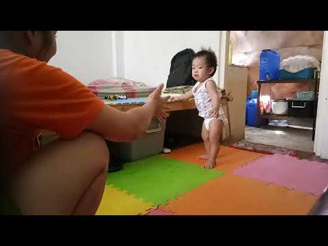 cute baby, first walk