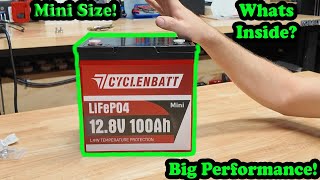 CYCLENBATT 100Ah 12 Volt LiFePO4 Battery Test, Teardown, Review!